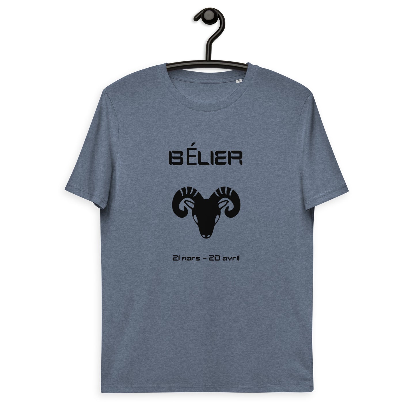 T-shirt unisexe en coton biologique - Signe Astro Bélier