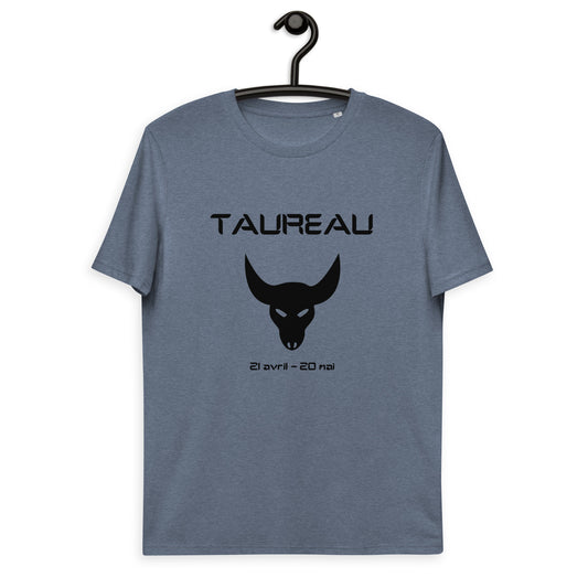 T-shirt unisexe en coton biologique - Signe Astro Taureau