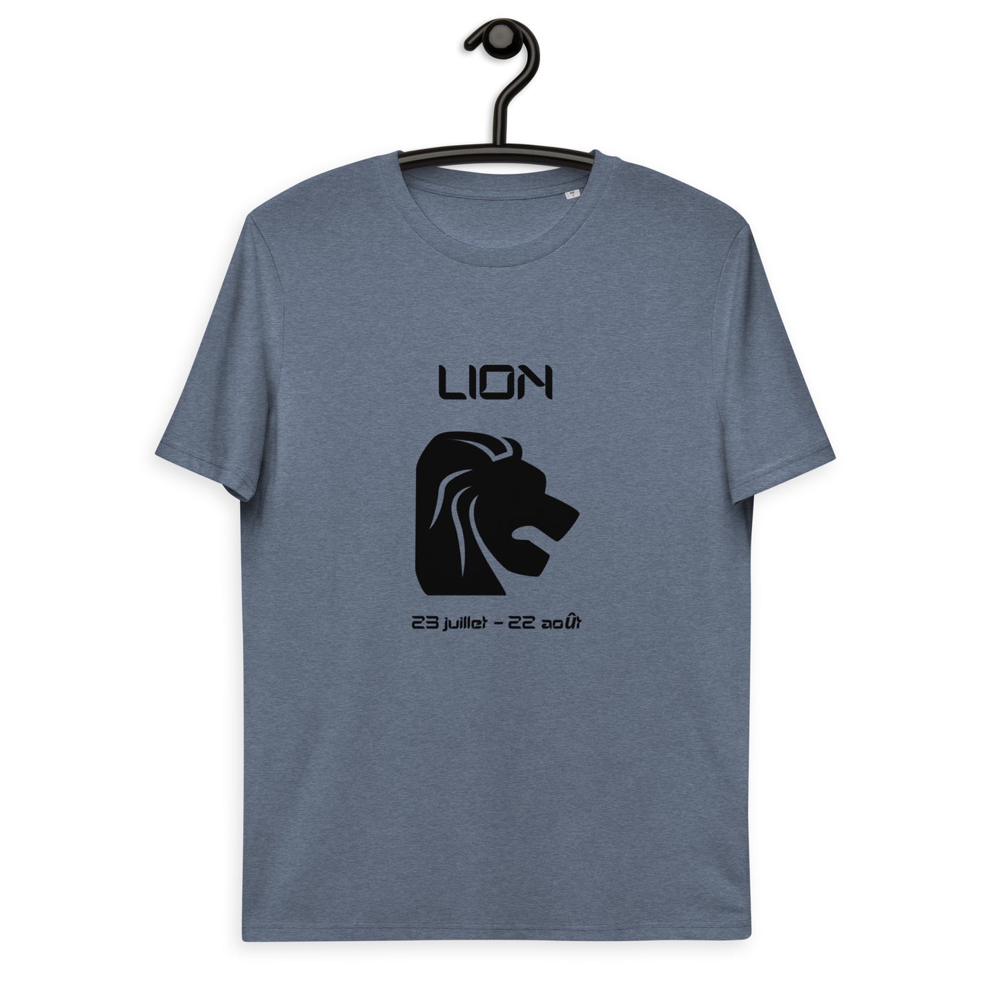 T-shirt unisexe en coton biologique - Signe Astro Lion