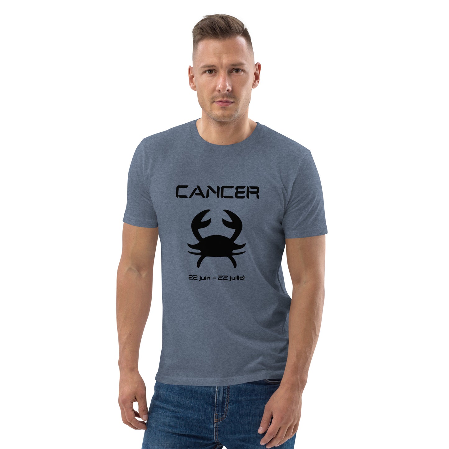 T-shirt unisexe en coton biologique - Signe Astro Cancer