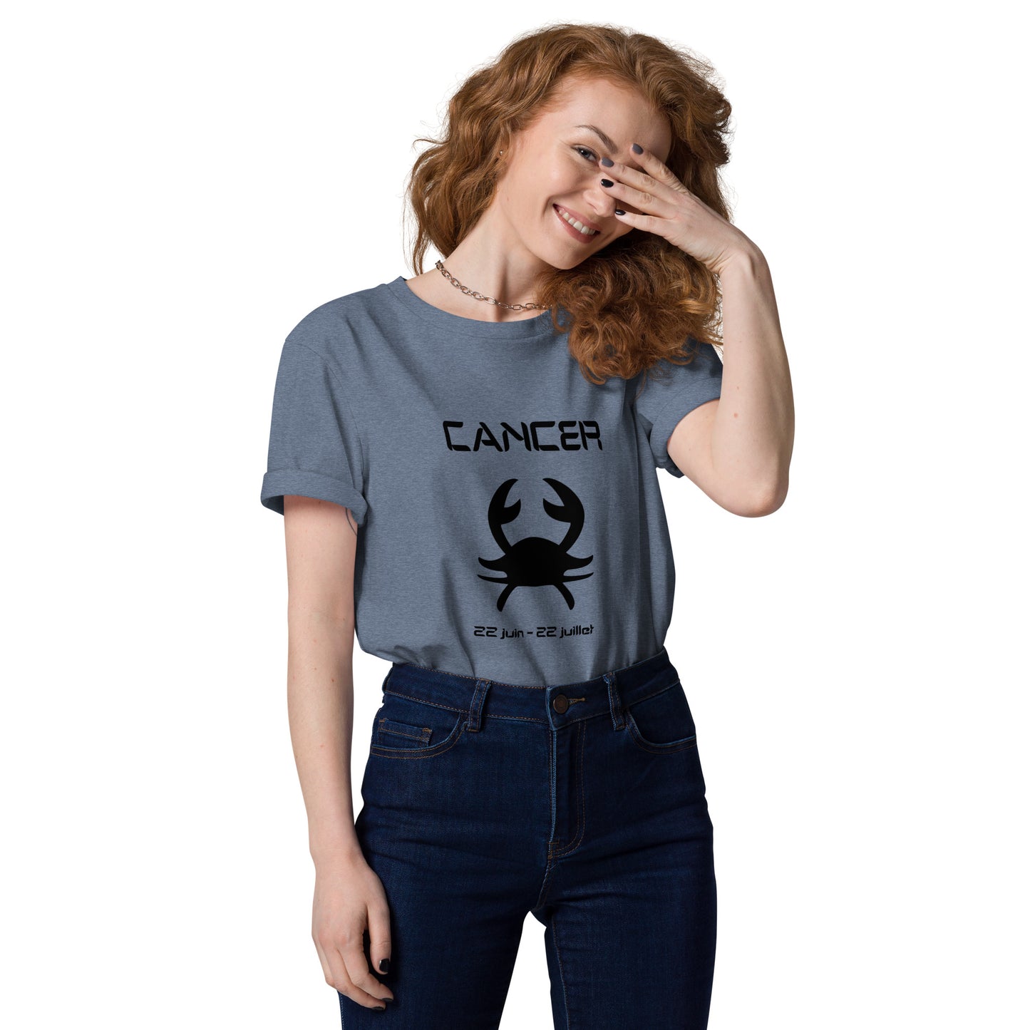 T-shirt unisexe en coton biologique - Signe Astro Cancer