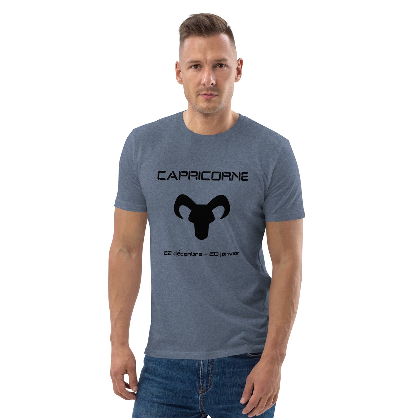 T-shirt unisexe en coton biologique - Signe Astro Capricorne