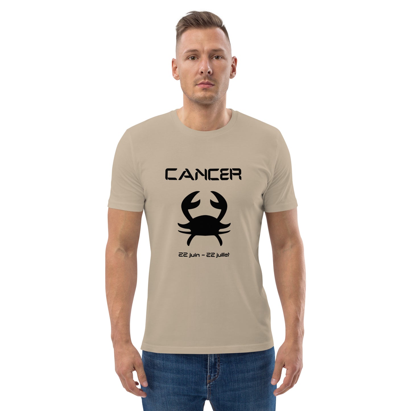 T-shirt unisexe en coton biologique - Signe Astro Cancer