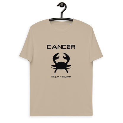 T-shirt unisexe en coton biologique - Signe Astro Cancer