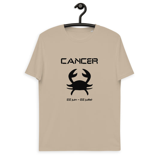 T-shirt unisexe en coton biologique - Signe Astro Cancer