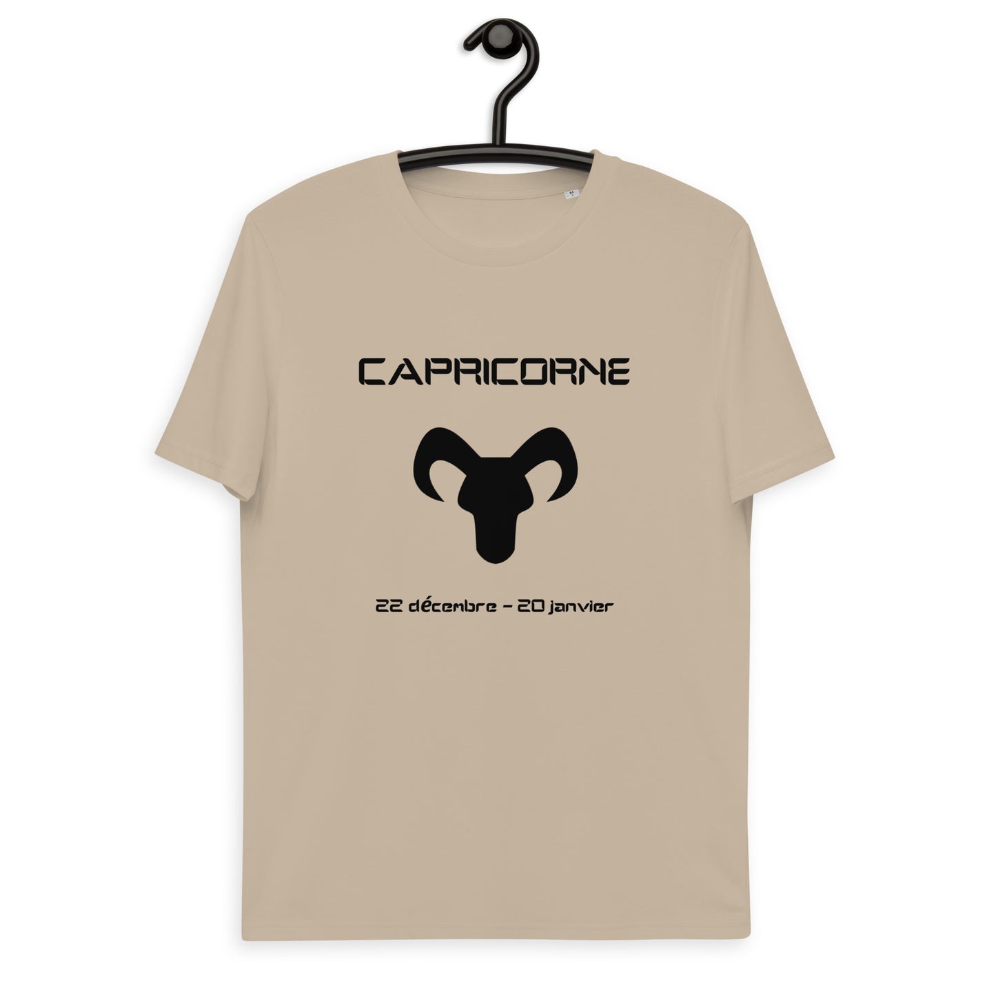 T-shirt unisexe en coton biologique - Signe Astro Capricorne