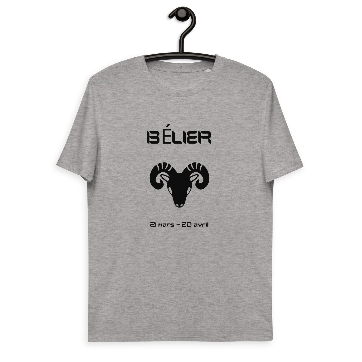 T-shirt unisexe en coton biologique - Signe Astro Bélier