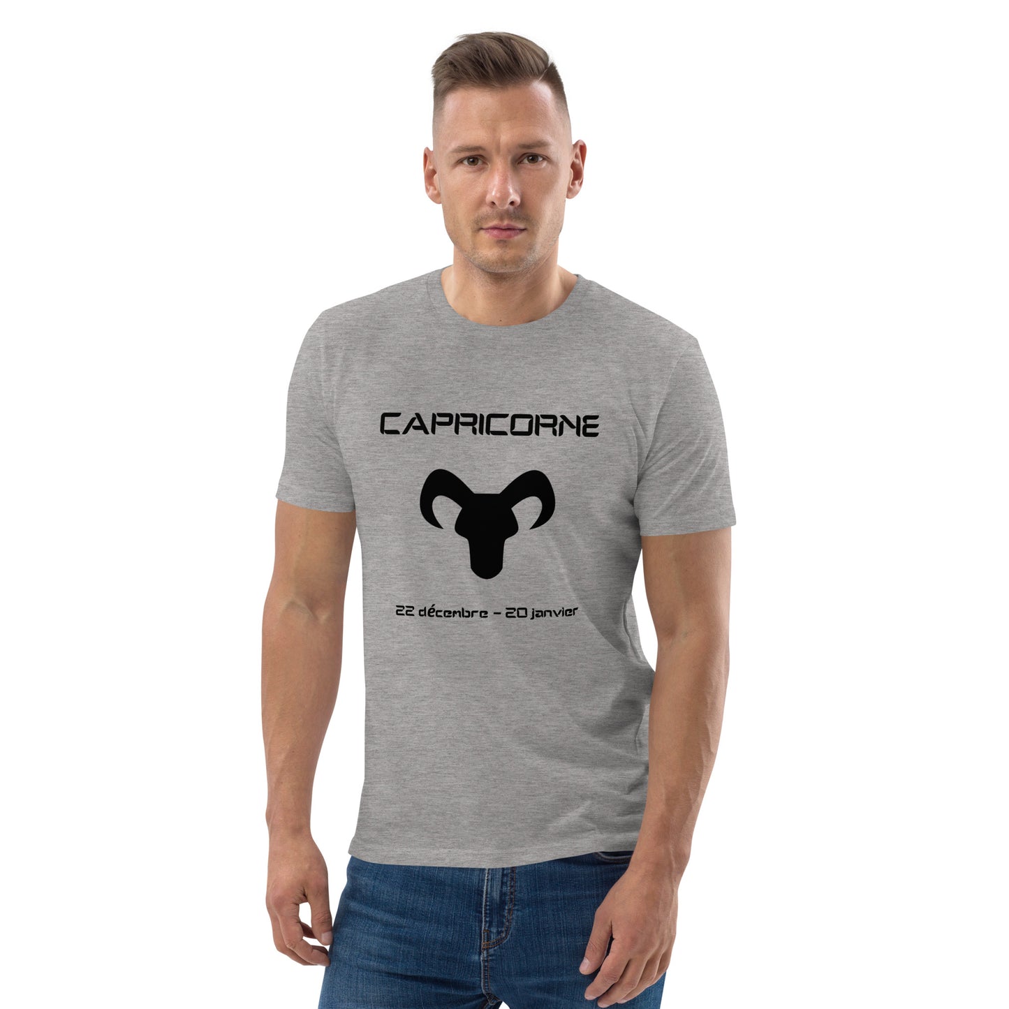 T-shirt unisexe en coton biologique - Signe Astro Capricorne