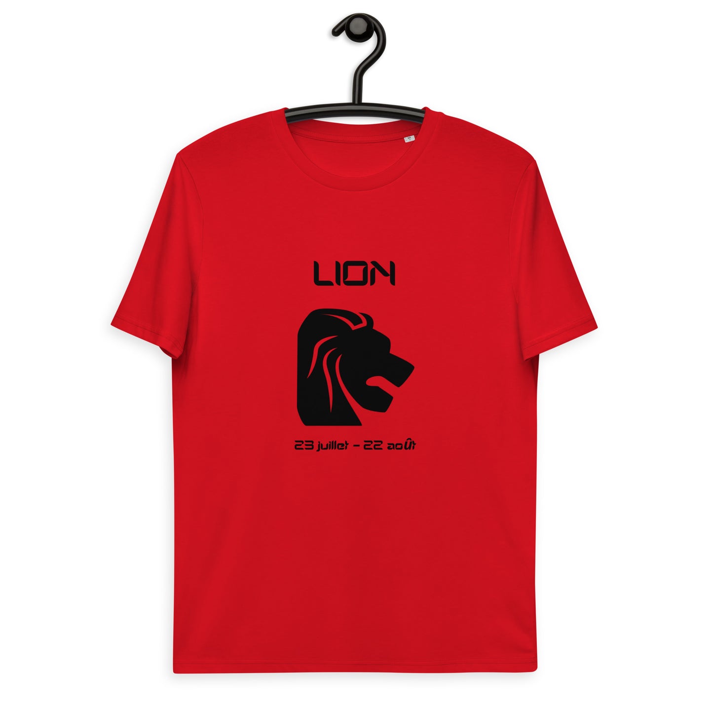 T-shirt unisexe en coton biologique - Signe Astro Lion