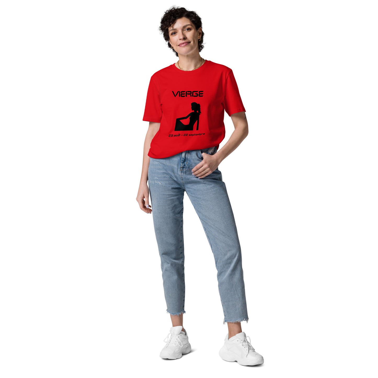 Unisex-T-Shirt aus Bio-Baumwolle – Sternzeichen Jungfrau