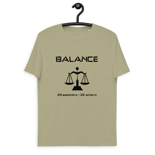 T-shirt unisexe en coton biologique - Signe Astro Balance