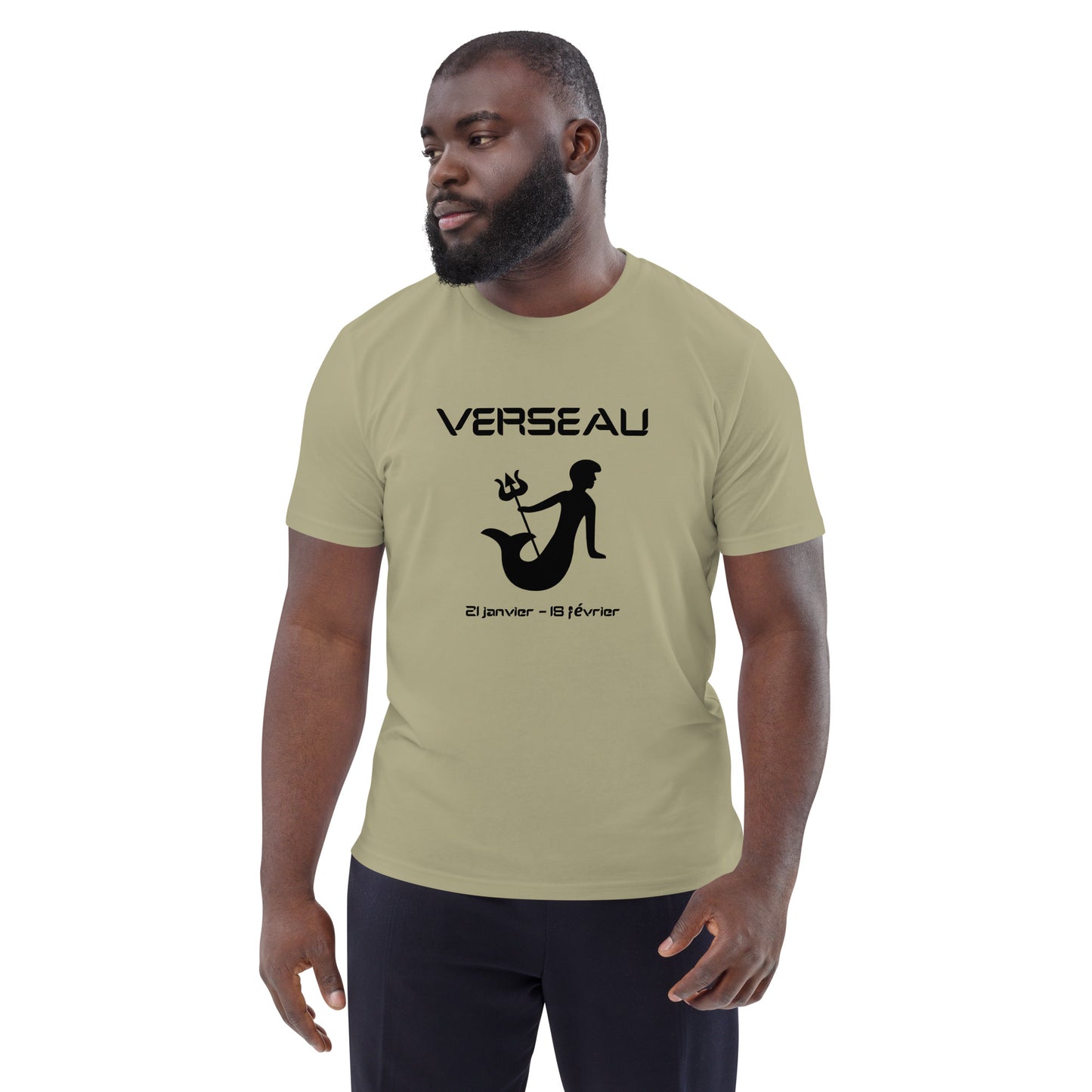 Unisex-T-Shirt aus Bio-Baumwolle – Sternzeichen Wassermann