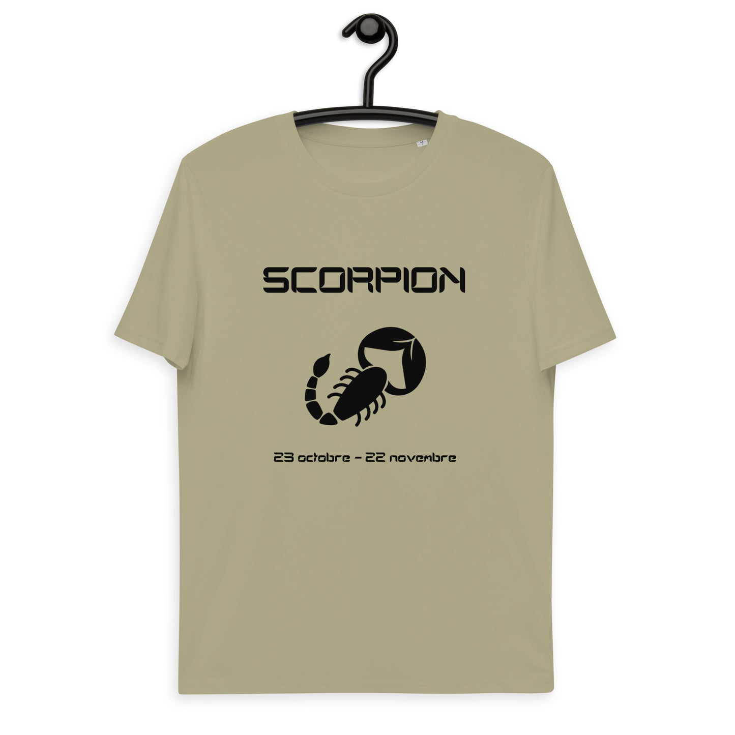 Unisex-T-Shirt aus Bio-Baumwolle – Sternzeichen Skorpion