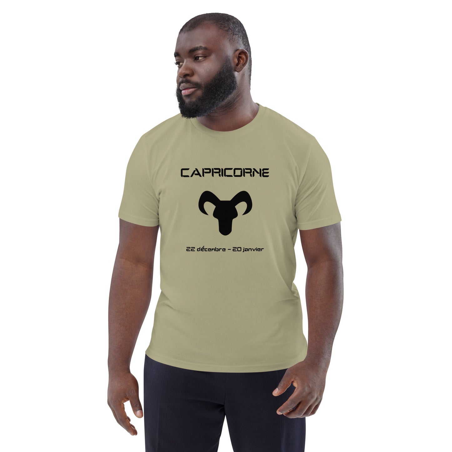 T-shirt unisexe en coton biologique - Signe Astro Capricorne