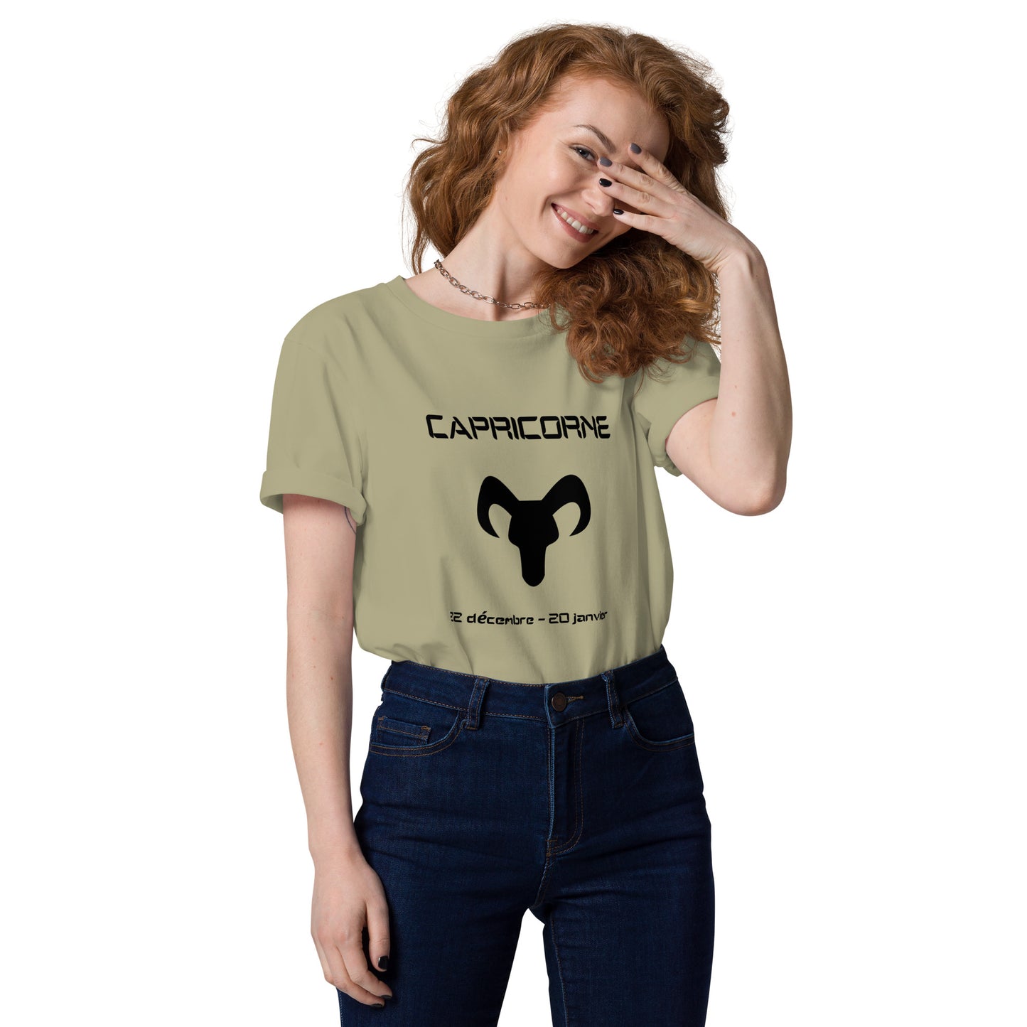 T-shirt unisexe en coton biologique - Signe Astro Capricorne