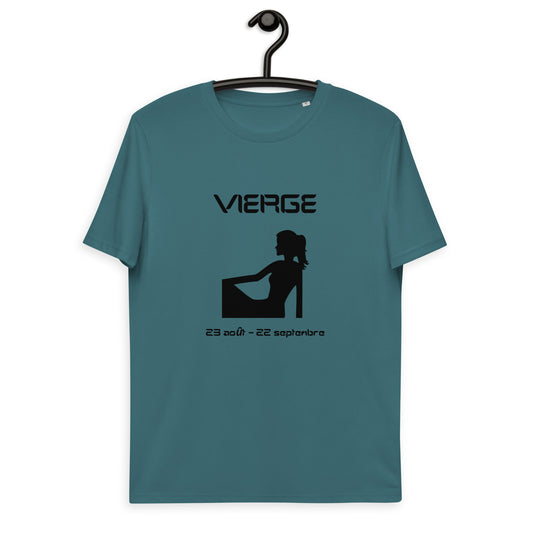 T-shirt unisexe en coton biologique - Signe Astro Vierge