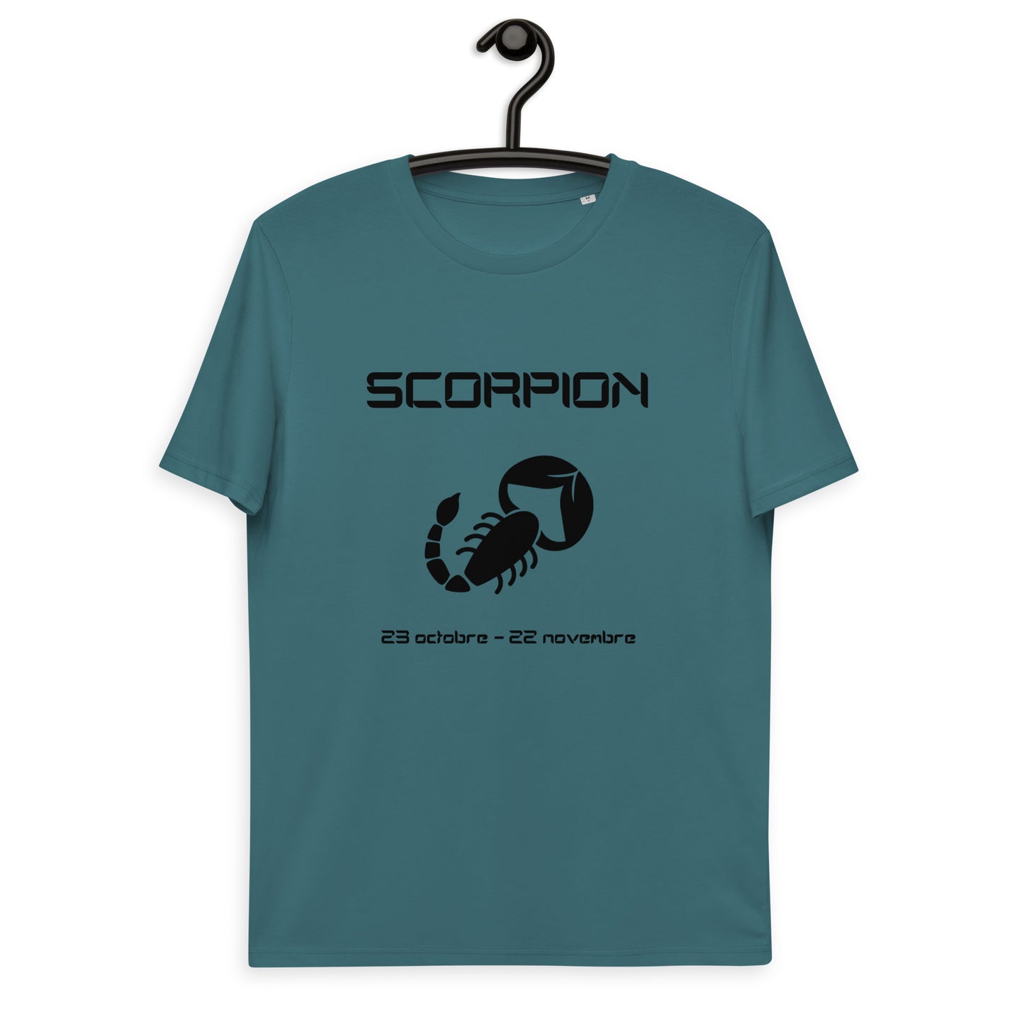 Unisex-T-Shirt aus Bio-Baumwolle – Sternzeichen Skorpion