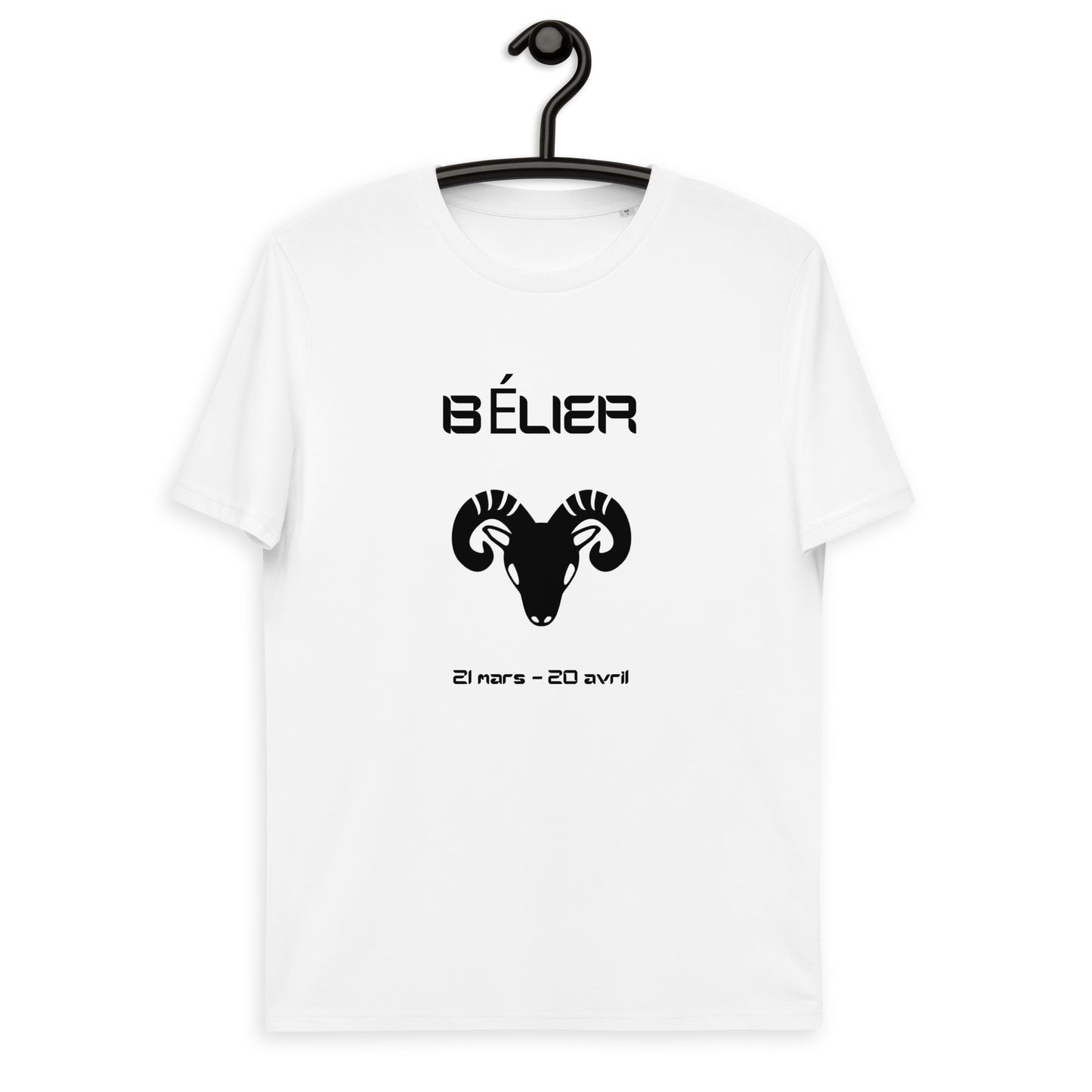 T-shirt unisexe en coton biologique - Signe Astro Bélier