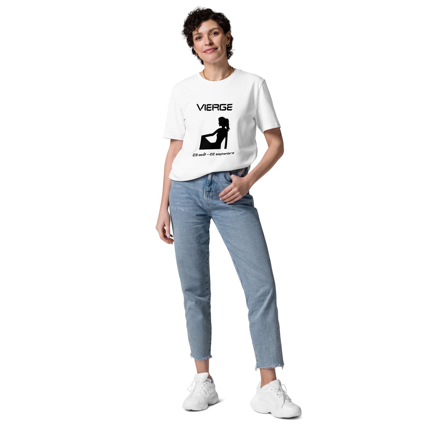 Unisex-T-Shirt aus Bio-Baumwolle – Sternzeichen Jungfrau