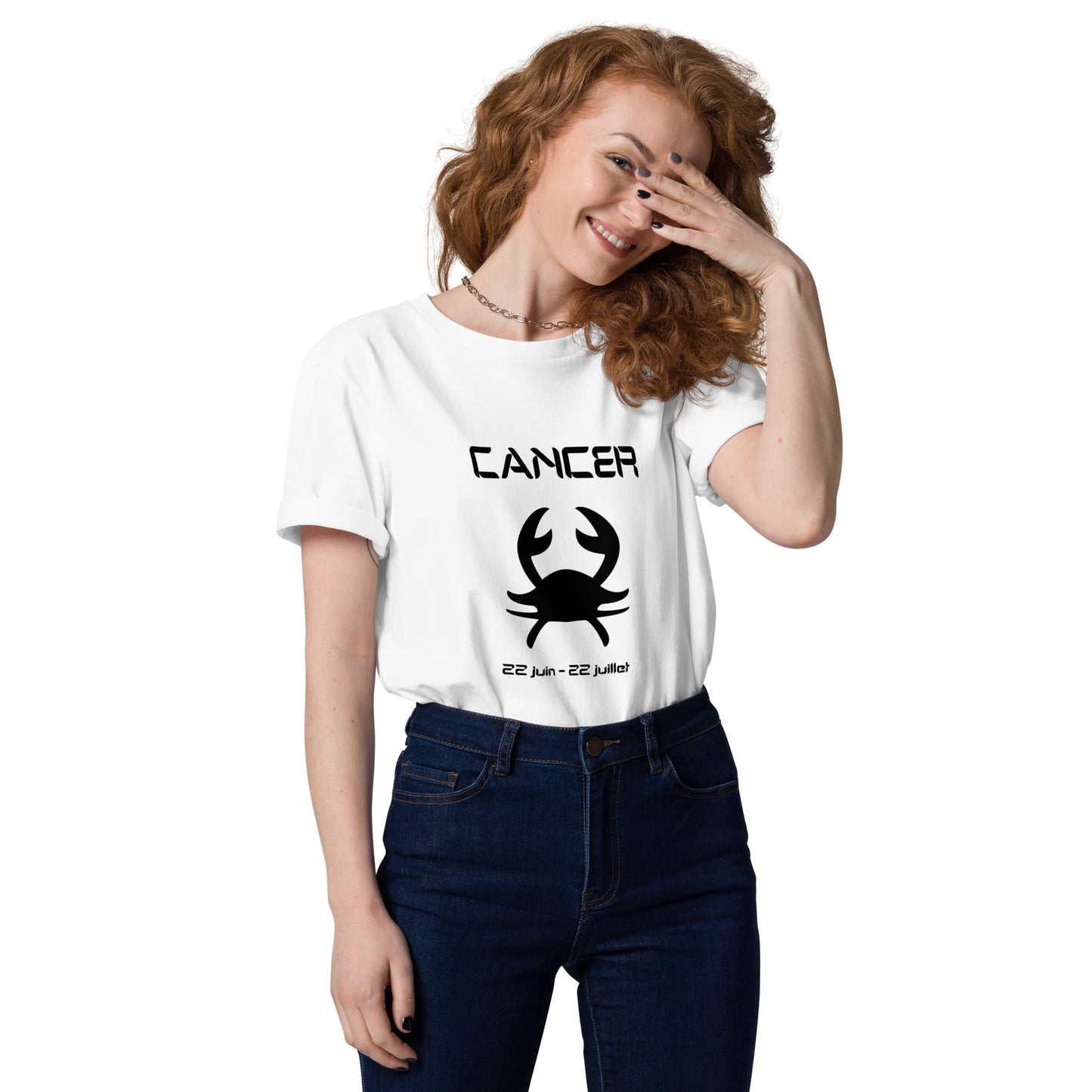 T-shirt unisexe en coton biologique - Signe Astro Cancer