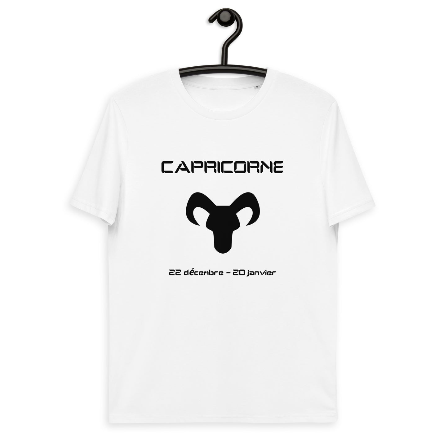 T-shirt unisexe en coton biologique - Signe Astro Capricorne