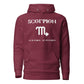 Unisex Kapuzenpullover - Sternzeichen Skorpion