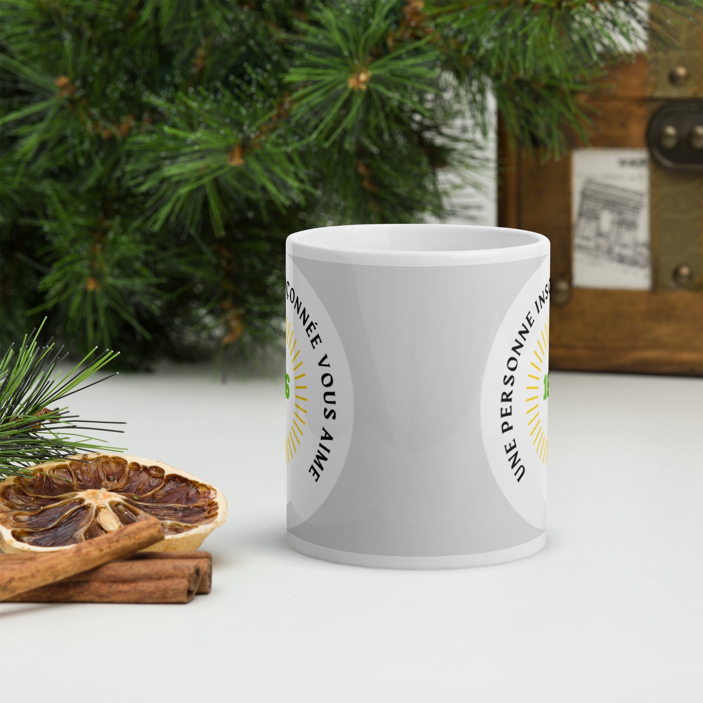 Tasse en céramique - Heure miroire 16:16