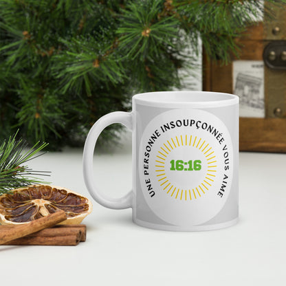Tasse en céramique - Heure miroire 16:16