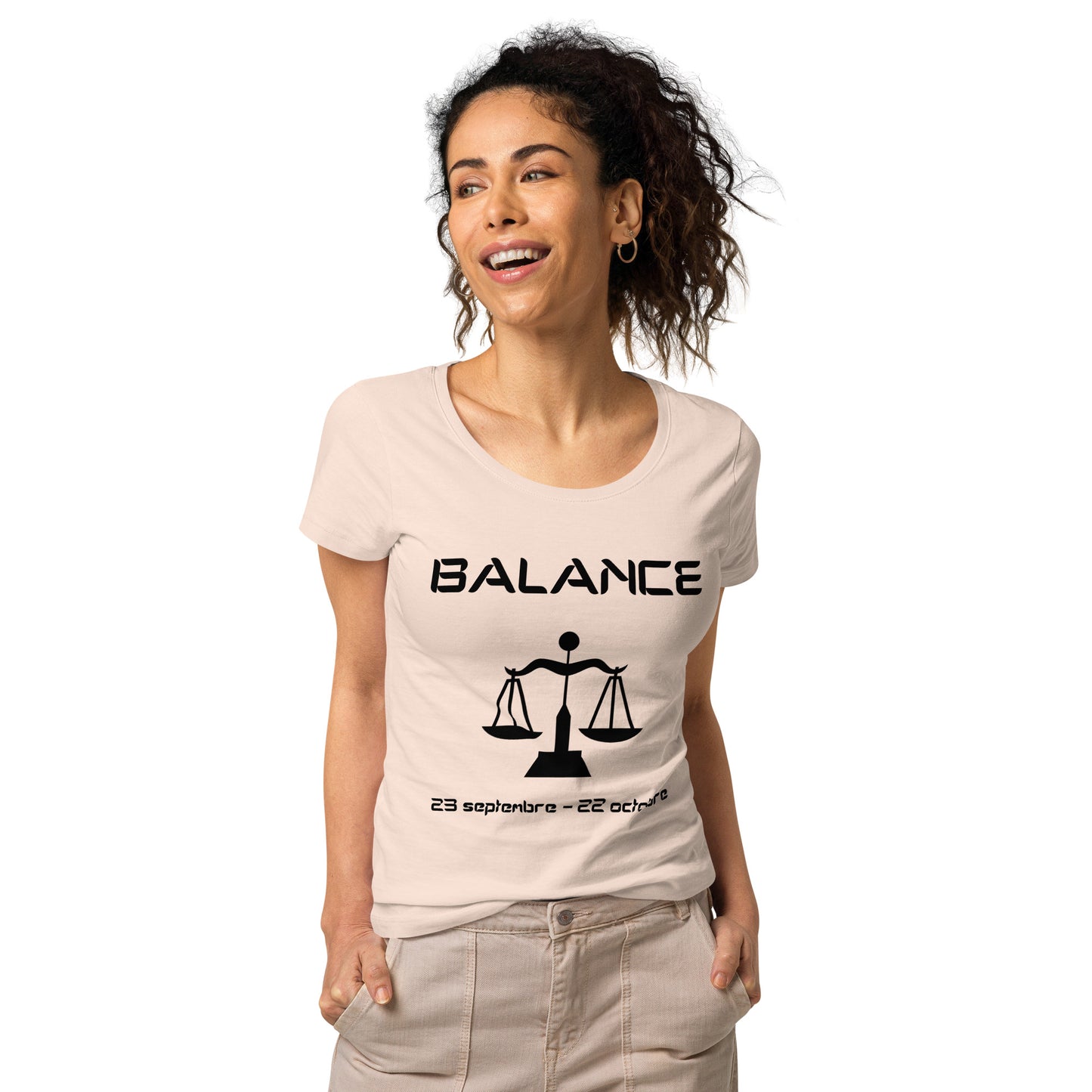 T-shirt éco-responsable femme - Signe Astro Balance