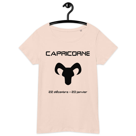 T-shirt éco-responsable femme - Signe Astro Capricorne