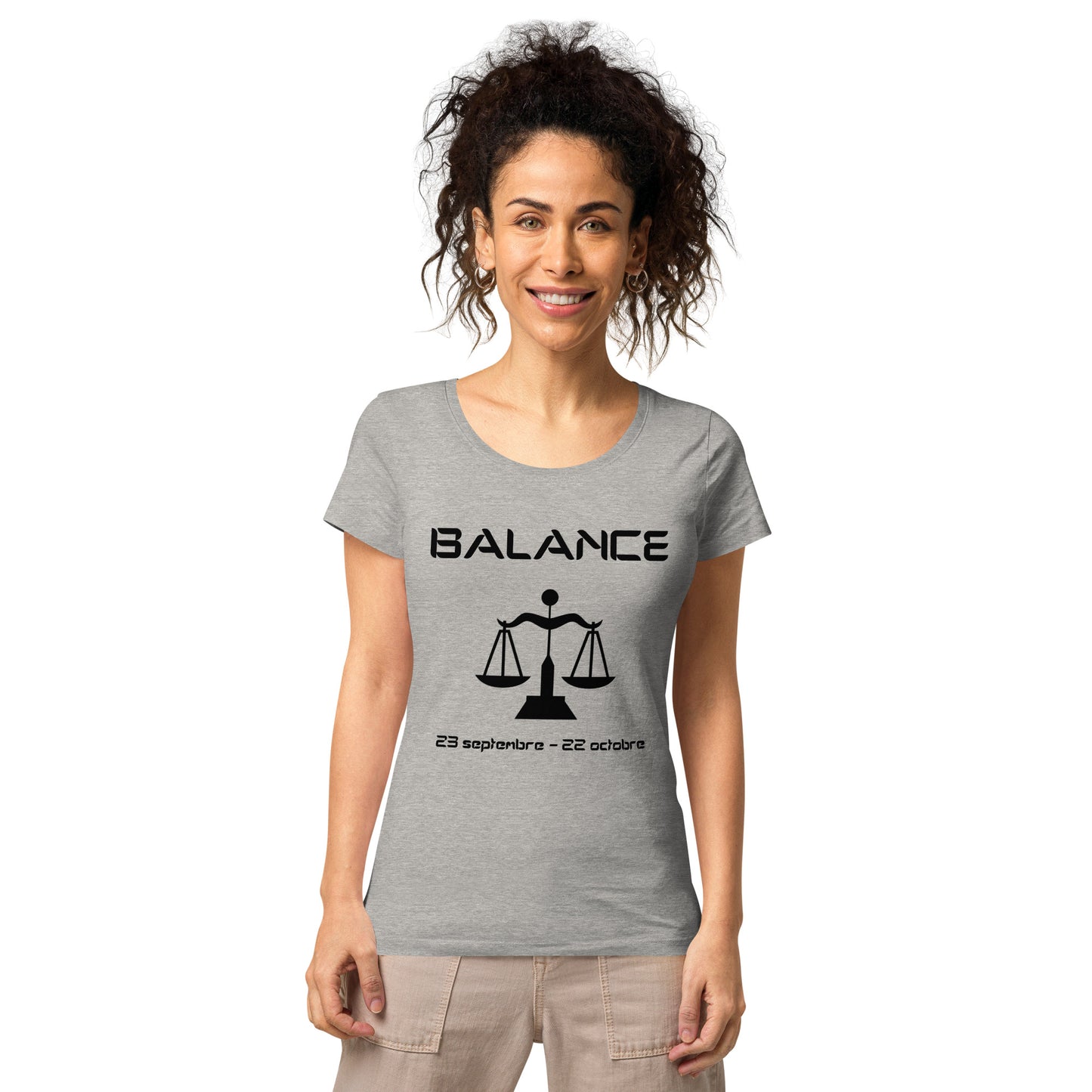 T-shirt éco-responsable femme - Signe Astro Balance