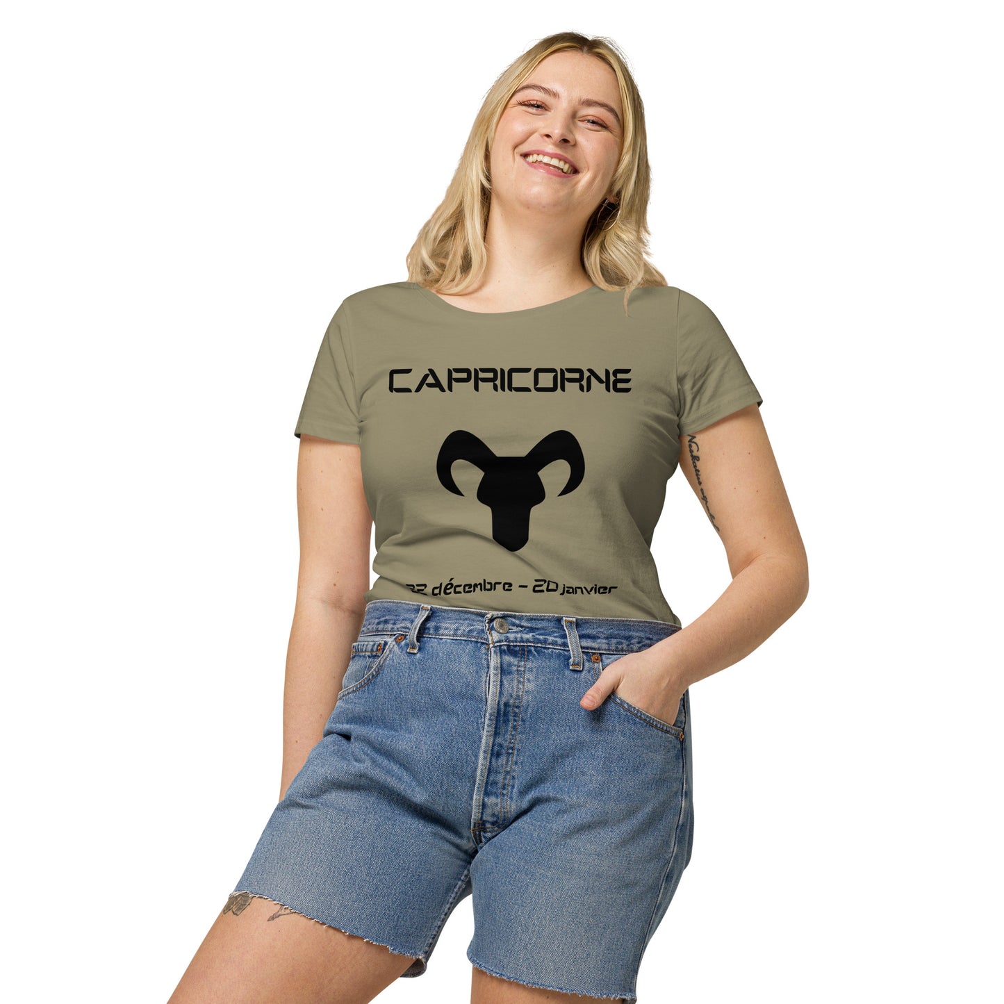 T-shirt éco-responsable femme - Signe Astro Capricorne