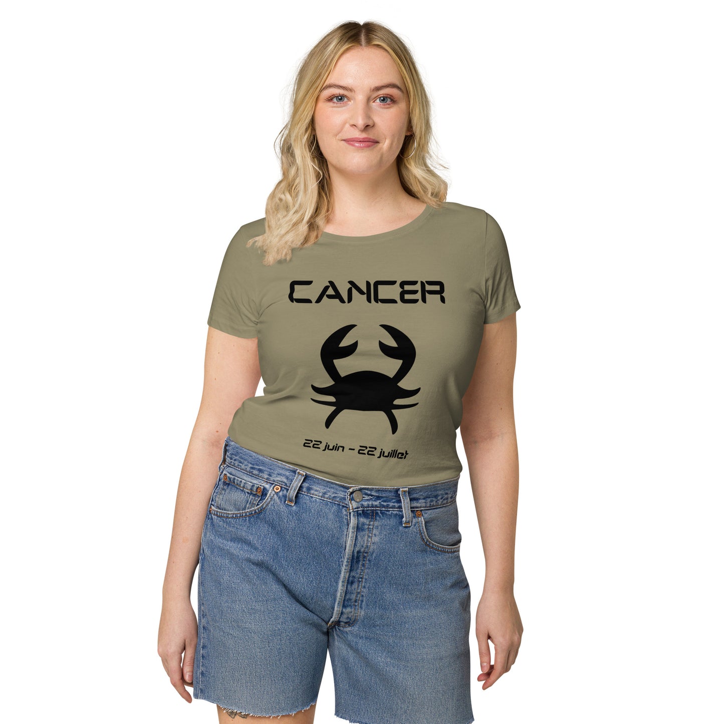 T-shirt éco-responsable femme - Signe Astro Cancer