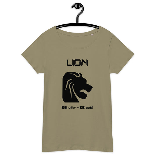T-shirt éco-responsable femme - Signe Astro Lion