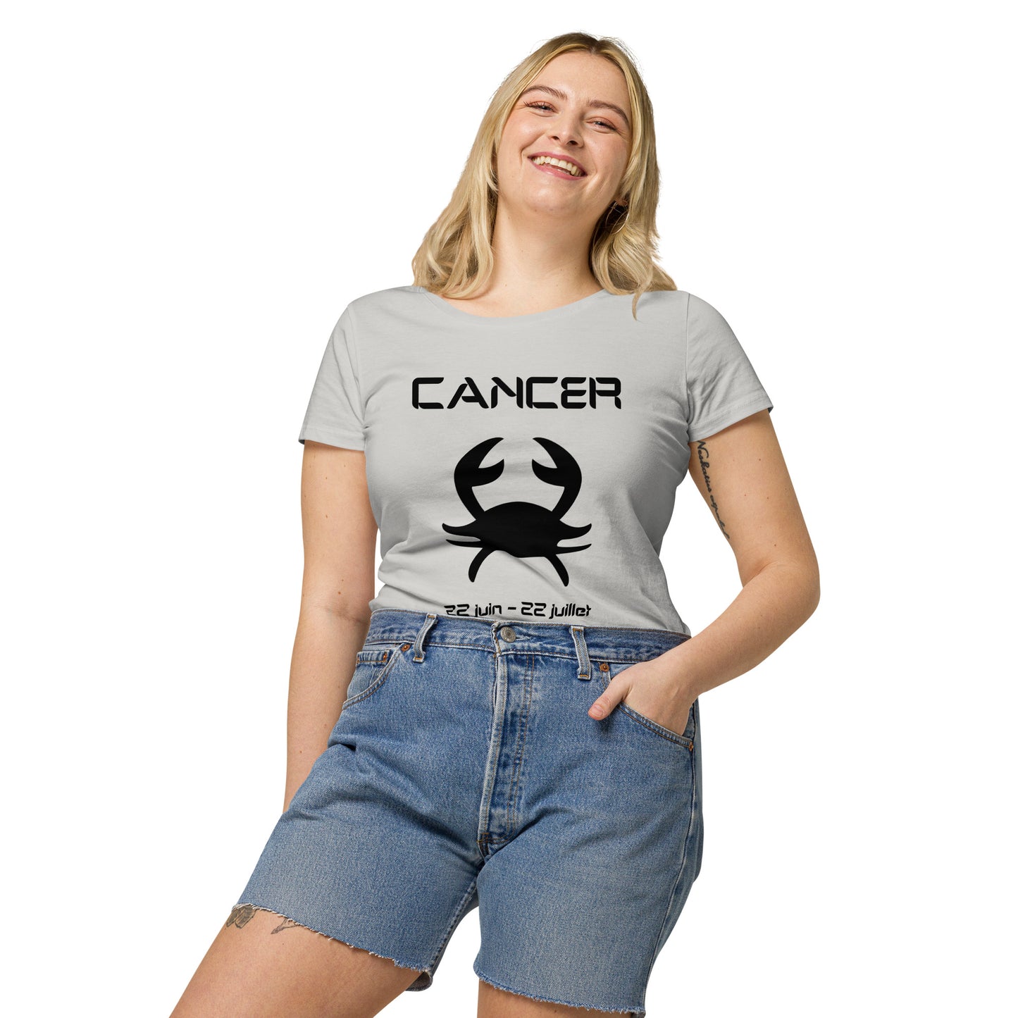 T-shirt éco-responsable femme - Signe Astro Cancer