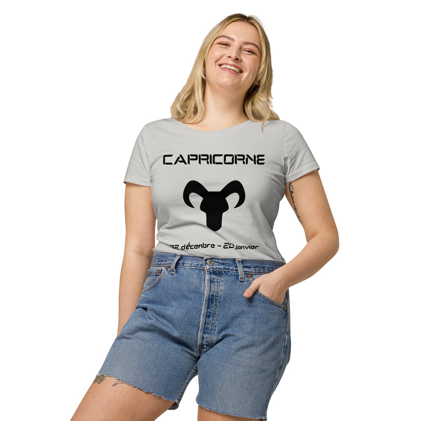 T-shirt éco-responsable femme - Signe Astro Capricorne