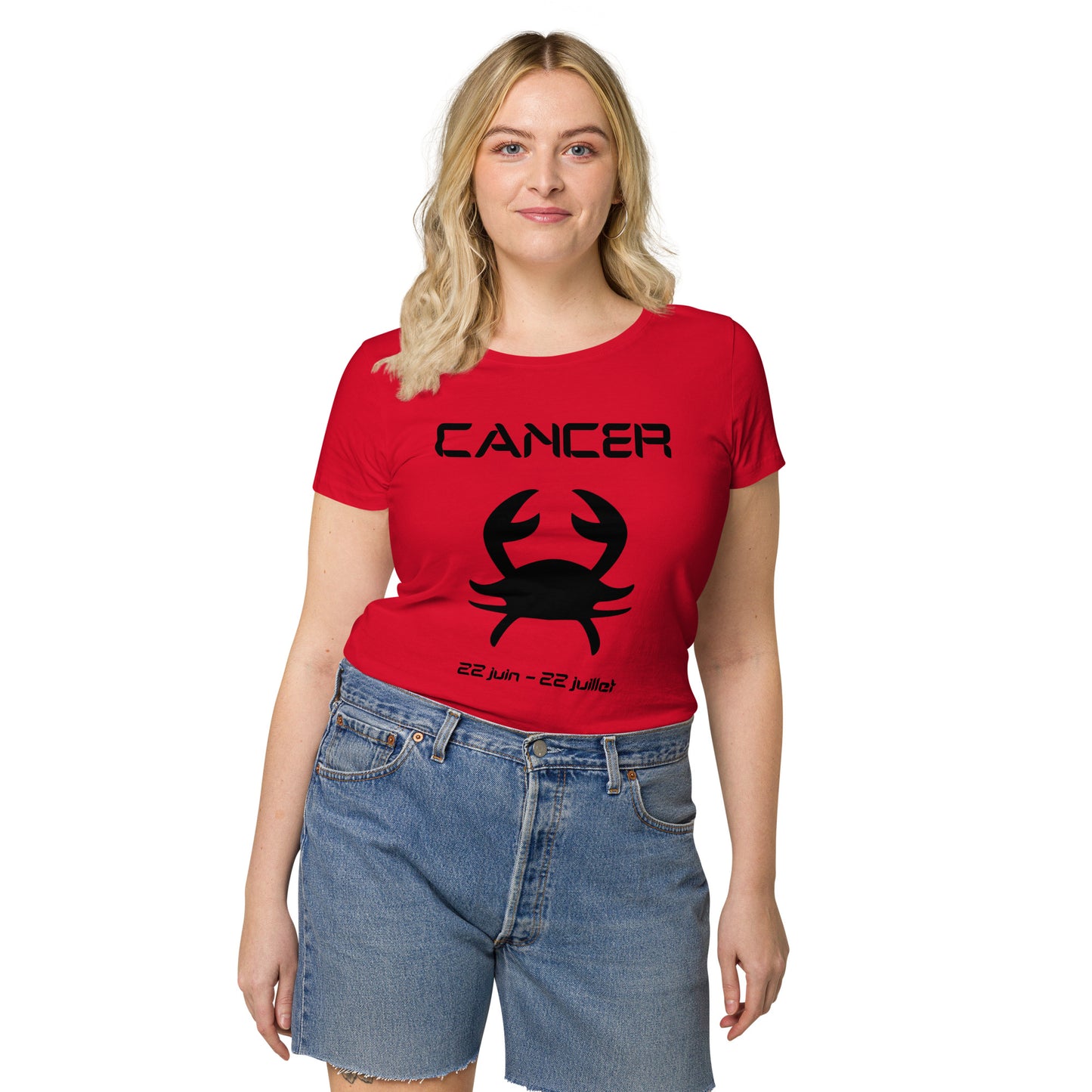 T-shirt éco-responsable femme - Signe Astro Cancer