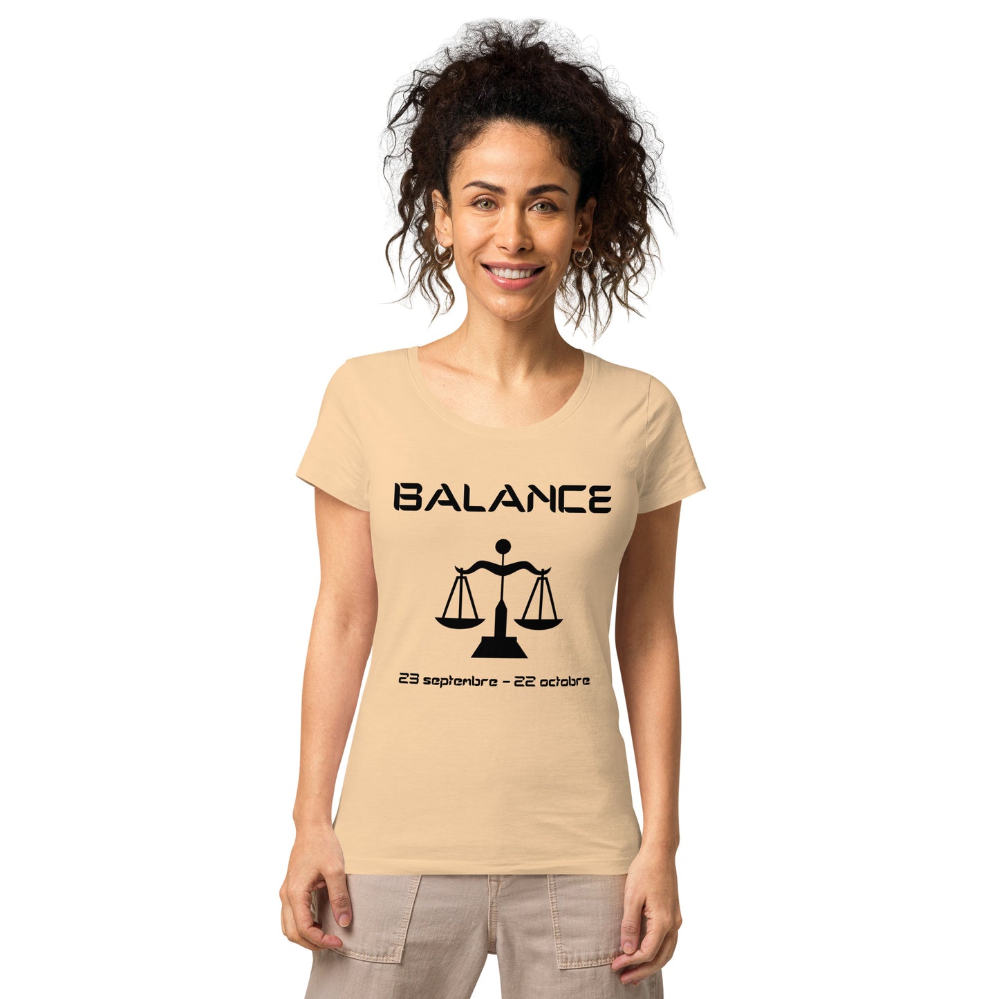 T-shirt éco-responsable femme - Signe Astro Balance