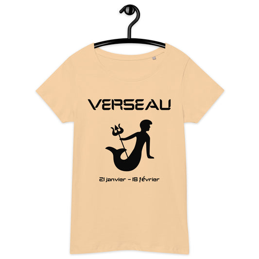 T-shirt éco-responsable femme - Signe Astro Verseau