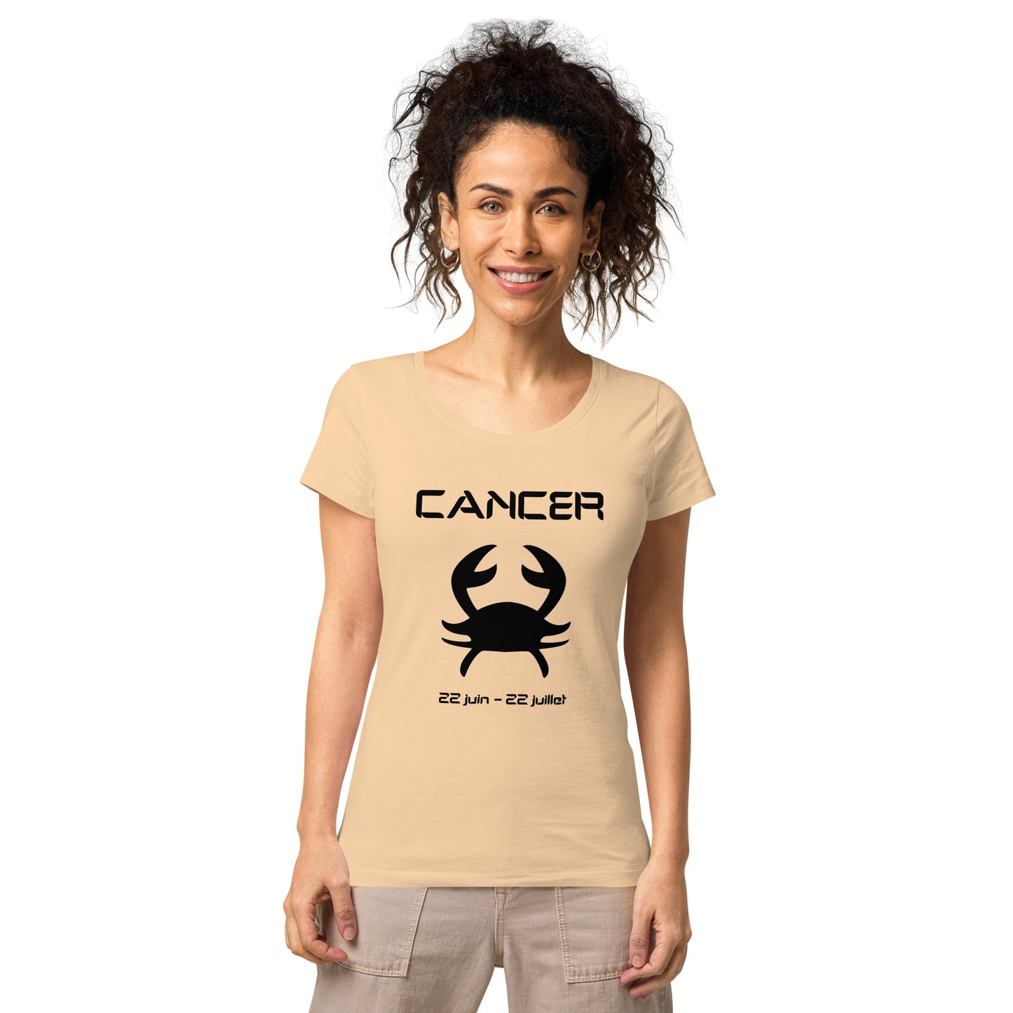 T-shirt éco-responsable femme - Signe Astro Cancer