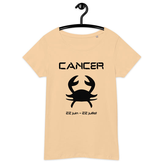 T-shirt éco-responsable femme - Signe Astro Cancer