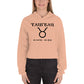Sweat à Capuche Crop-Top - Signe Astro Taureau