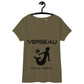 T-shirt col V ajusté femme - Signe Astro Verseau