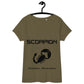 T-shirt col V ajusté femme - Signe Astro Scorpion
