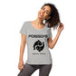 T-shirt col V ajusté femme - Signe Astro Poissons