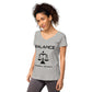 T-shirt col V ajusté femme - Signe Astro Balance