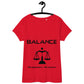 T-shirt col V ajusté femme - Signe Astro Balance