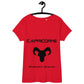 T-shirt col V ajusté femme - Signe Astro Capricorne