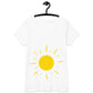 T-shirt col V ajusté femme - Symbole Soleil