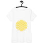 T-shirt col V ajusté femme - Symbole Fleur de vie